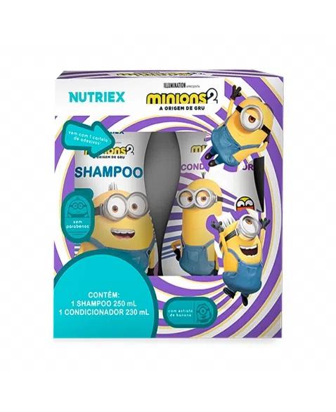 Shampoo Nutriex 250ml Condicionador 230ml Minions A Origem