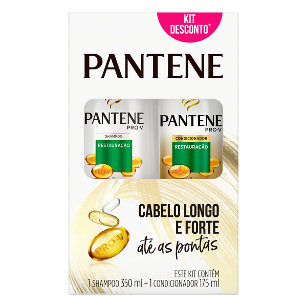 Shampoo Pantene Restauração + Condicionador 175ml 350ml