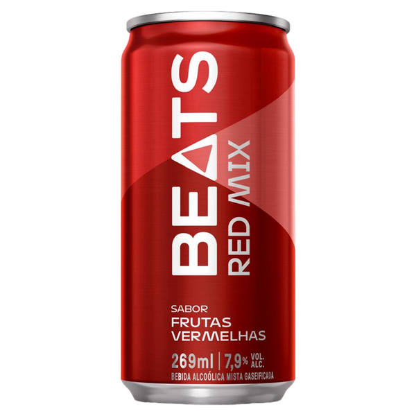 Bebida Alcoólica Mista Skol Beats Red Mix Lata 269ml