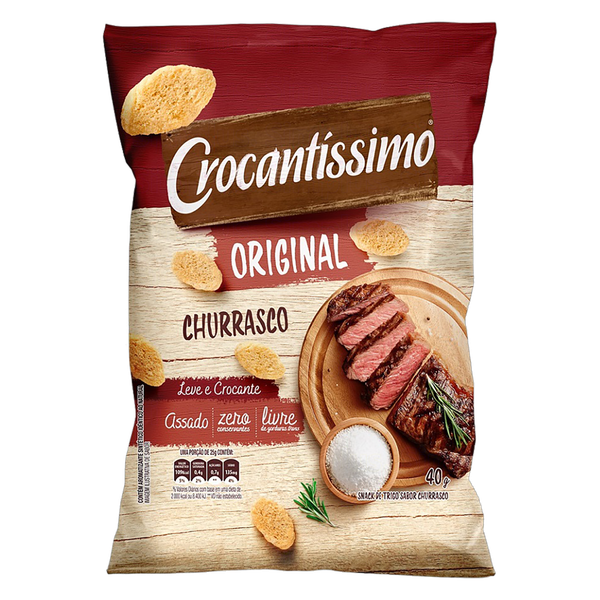 Snack Crocantissimo Churrasco 40g