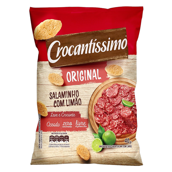 Snack Crocantissimo Salame com Limão 40g