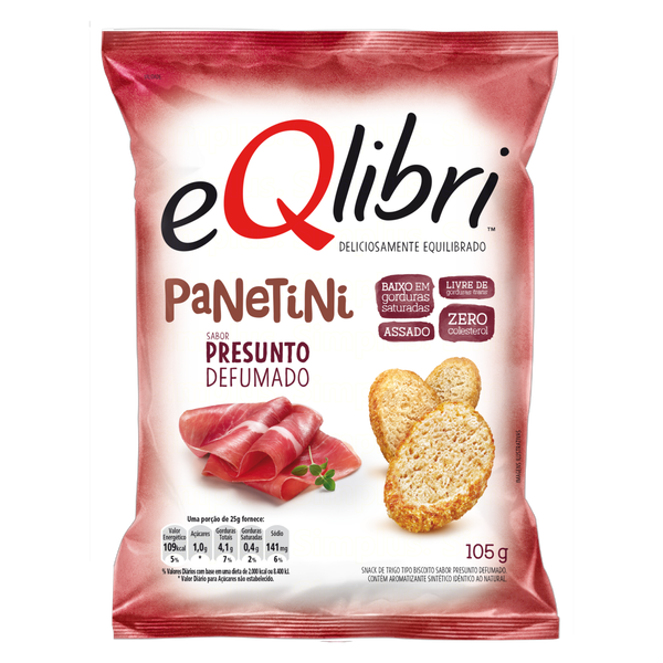 Snack Eqlibri Panetini Presunto 105g