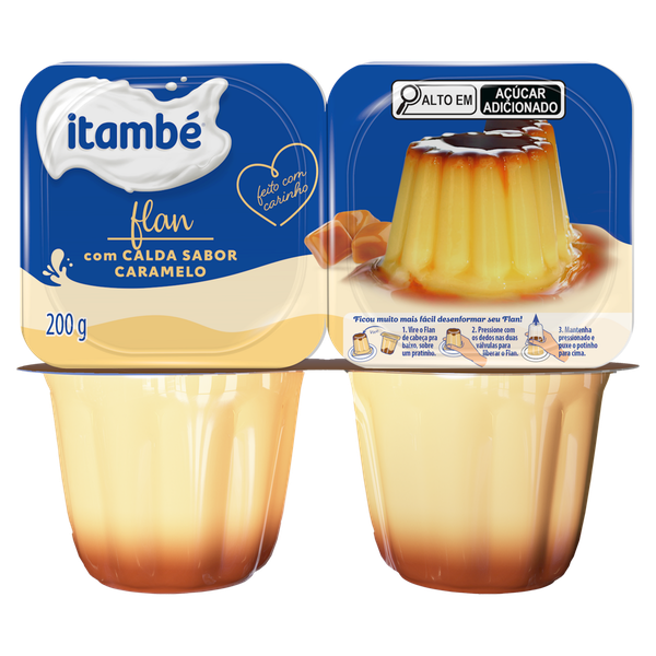 Sob Lactose Itambé Flan Caramelo 200g