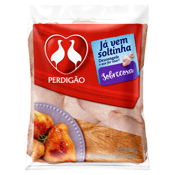 Sobrecoxa de Frango Perdigão IQF Congelada 800g