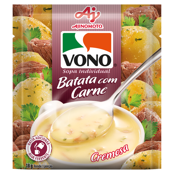 Sopa Vono Batata com Carne 18g