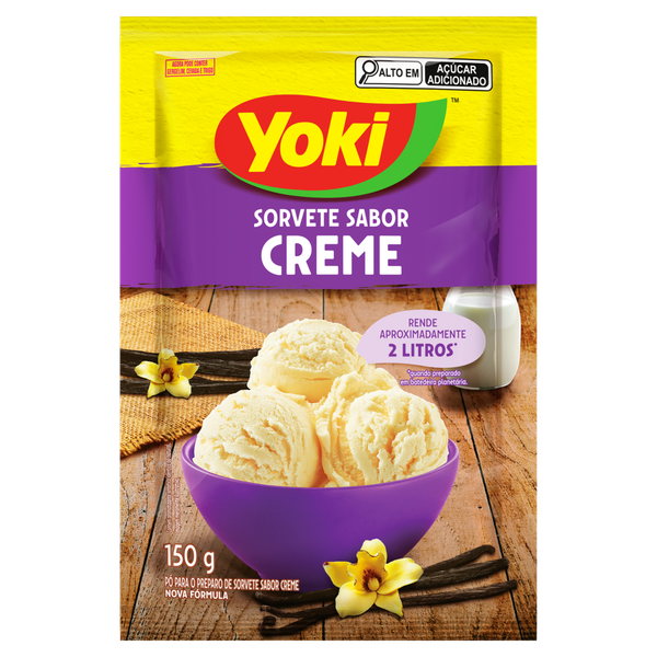 Pó para Sorvete Yoki Creme 150g
