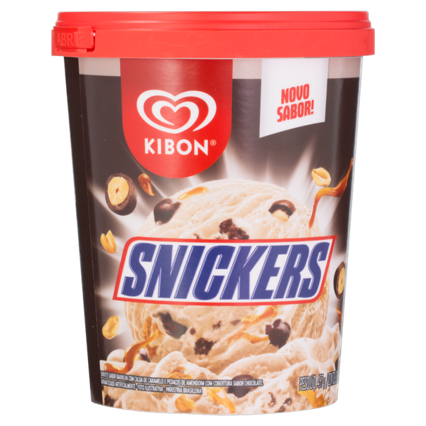 Sorvete Kibon Snickers 800ml