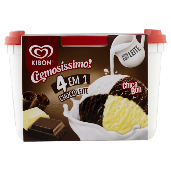 Sorvete Kibon Cremosíssimo Chocolate ao Leite 2L