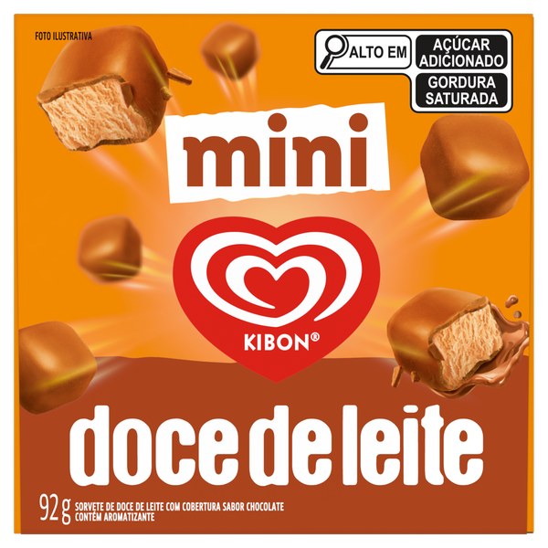 Sorvete Kibon Mini Doce de Leite 92g