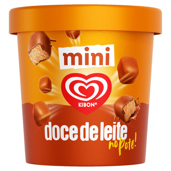 Sorvete Mini Kibon Pote Doce de Leite 184g