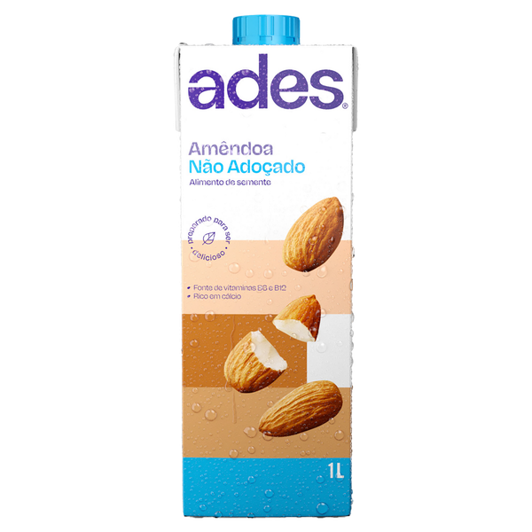Suco Ades Amêndoa Zero 1L