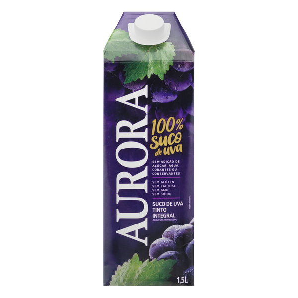 Suco de Uva Integral Aurora Tinto 1,5L