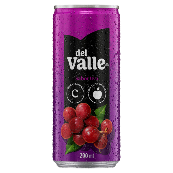 Suco Del Valle Uva Lata 290ml