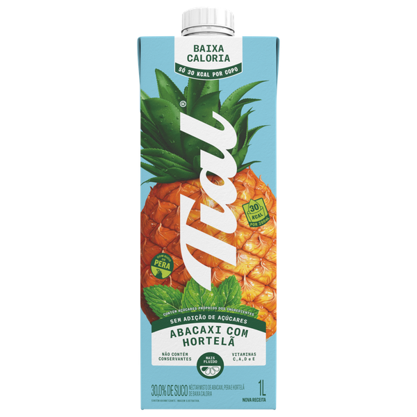 Suco Néctar Tial Mix Abacaxi com Hortelã Tipo 1L