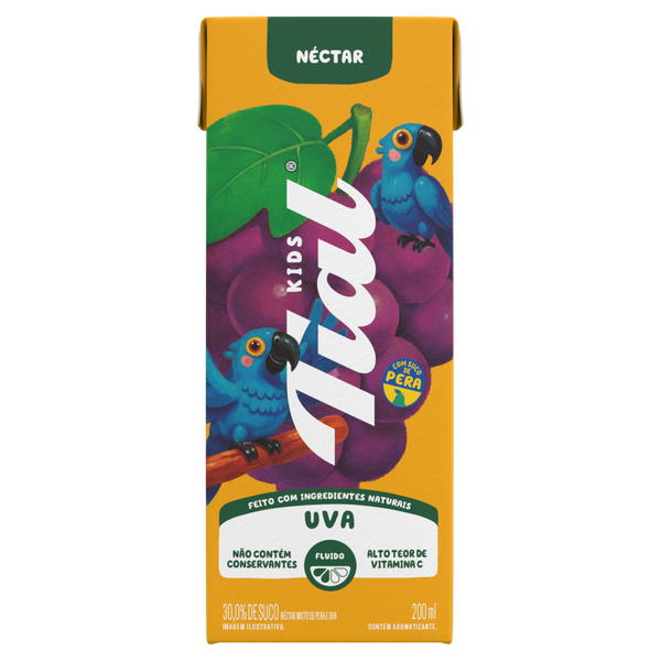 Suco Néctar Tial Uva Tipo 200ml