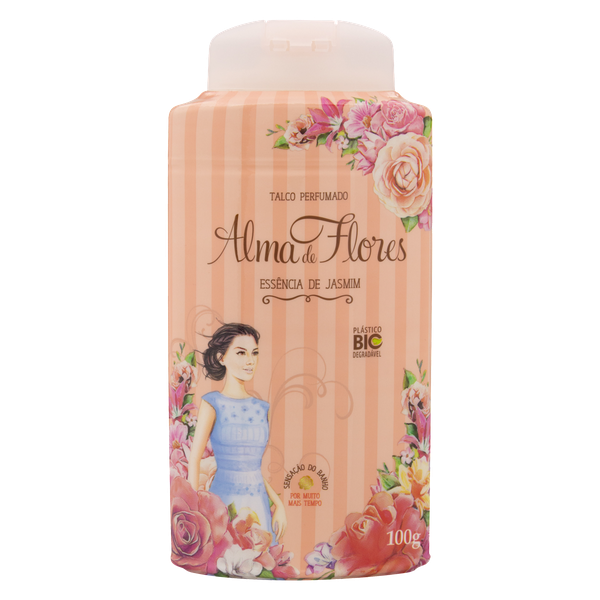 Talco Alma de Flores Jasmim 100g