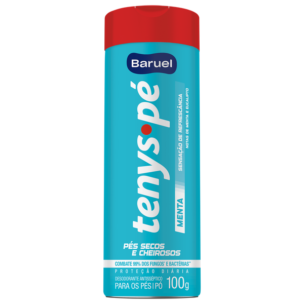 Talco para os Pés Tenys PÉ Baruel Menta F 100g
