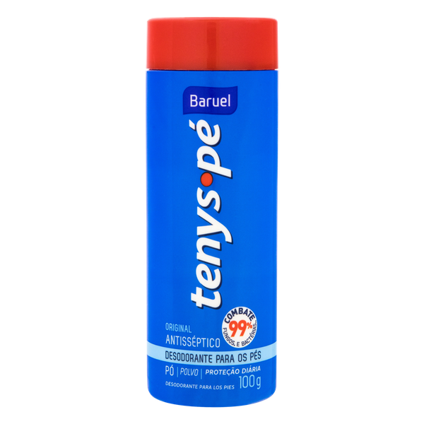 Talco para os Pés Tenys PÉ Baruel Original 100g