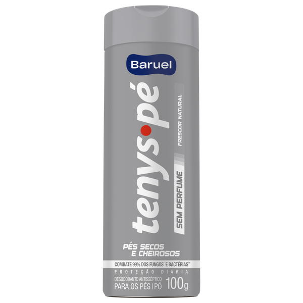 Talco para os Pés Tenys Pé Baruel sem Perfume 100g