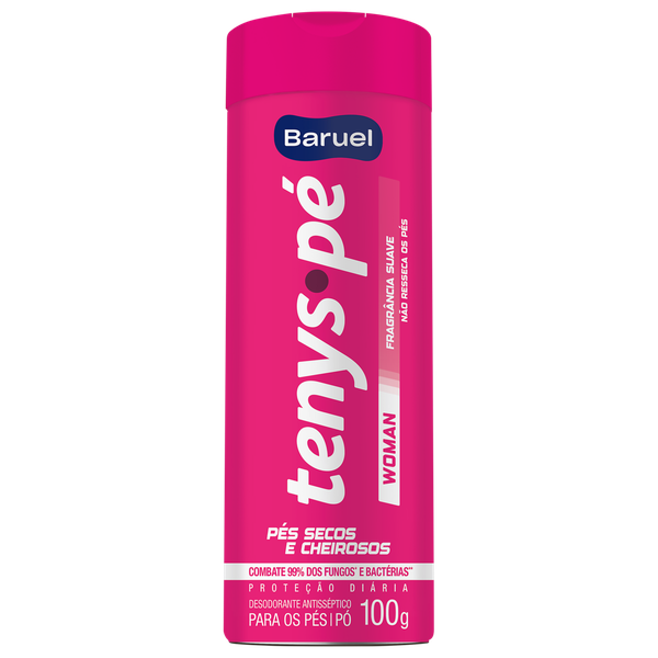Talco para os Pés Tenys PÉ Baruel Woma 100g