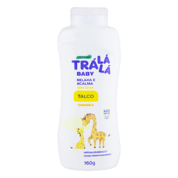 Talco Trá Lá Lá Baby Flores Lajeir 160g