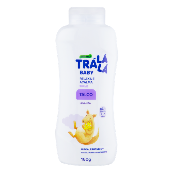Talco Trá Lá Lá Baby Suave 160g