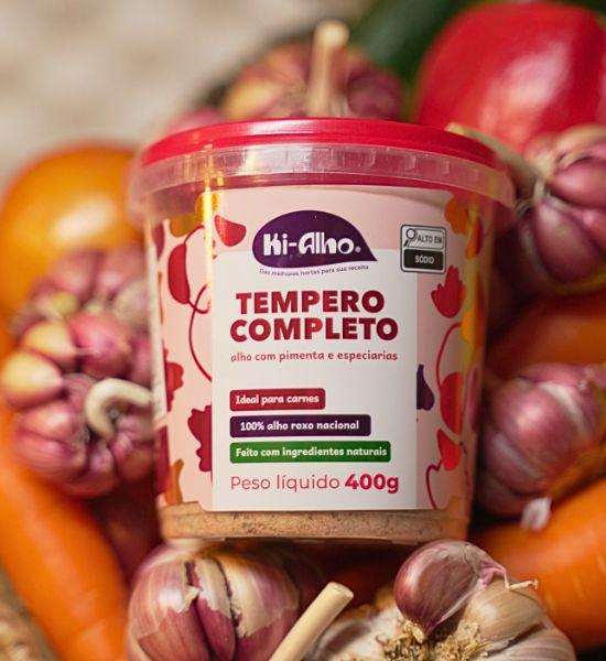 TEMPERO KI ALHO 400G C PIMENTA
