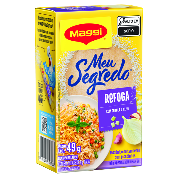 Tempero Maggi Meu Segredo Cebola e Alho 49g