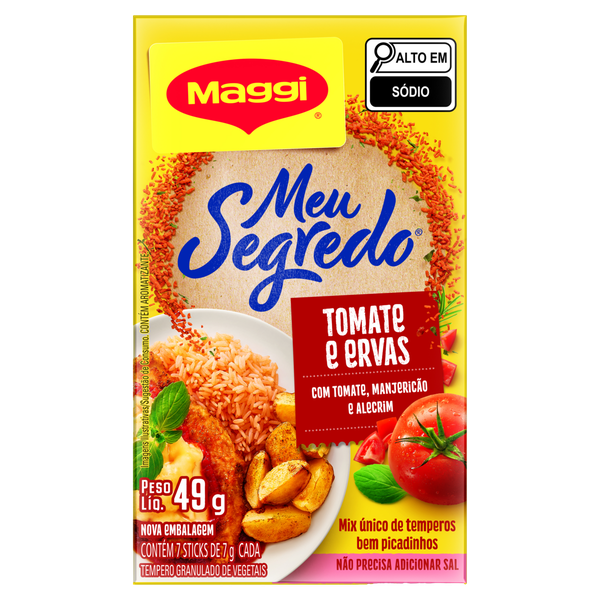 Tempero Meu Segredo Tomate e Ervas Maggi 49g