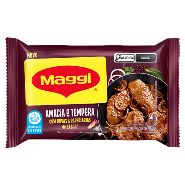 Tempero e Amaciante Maggi Ervas e Especiarias 50g