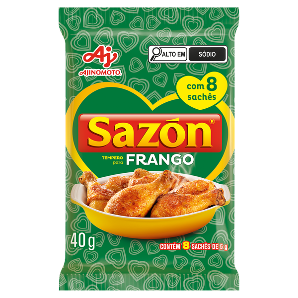 Tempero Sazon Aves Pacote 40g