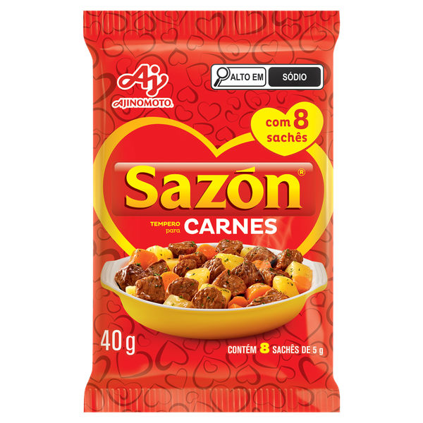 Tempero Sazon Carne Pacote 40g