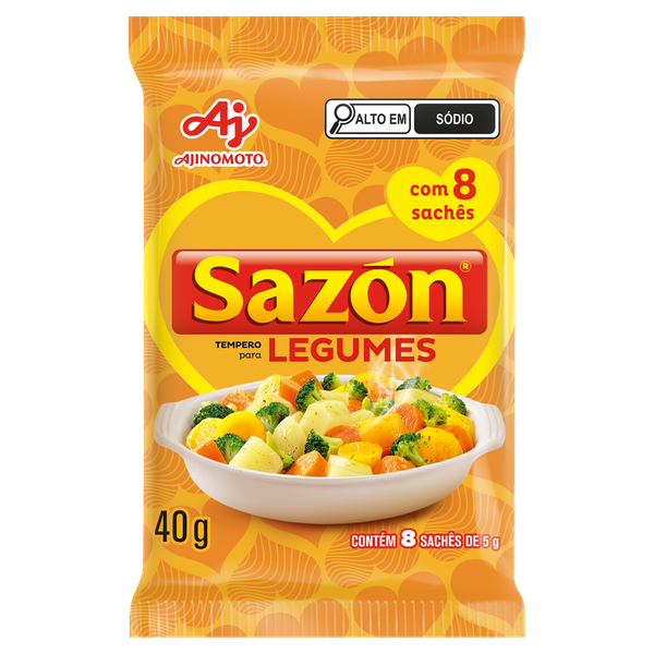 Tempero Sazon Legumes Pacote 40g