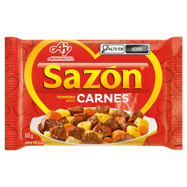 Tempero Sazon Vermelho Carne 60g