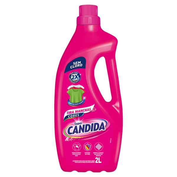 Tira Manchas Líquido Cândida Super Cores 2L