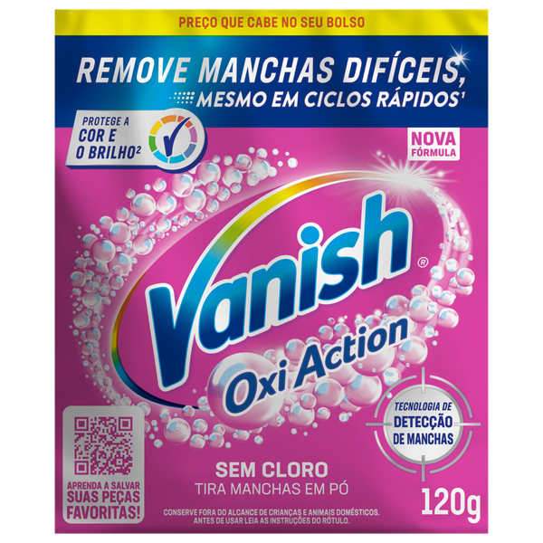 Alvejante Vanish Oxi Act Sachê Pink 120g
