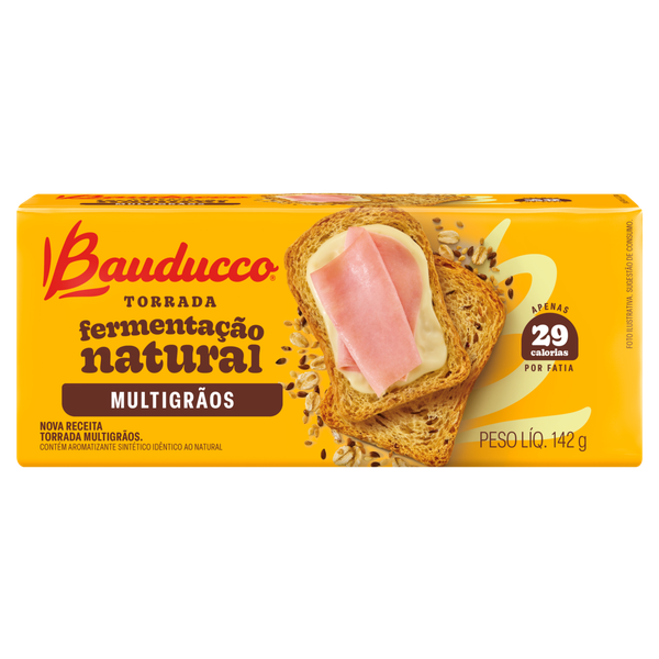Torrada Bauducco Multigrãos 142g