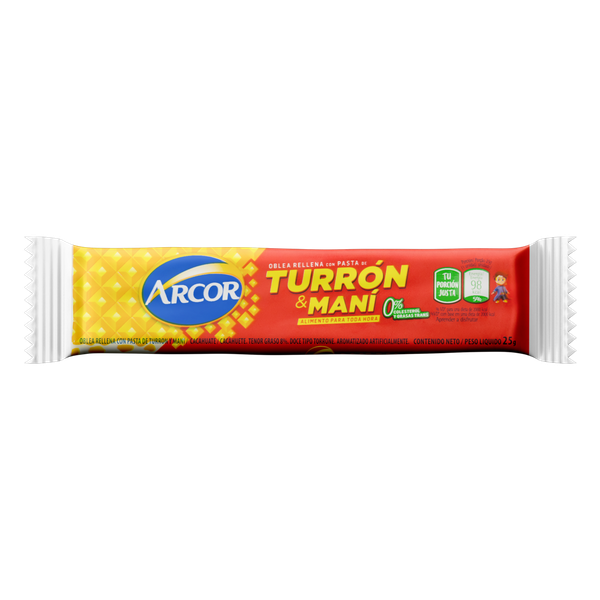 Torrone Arcor Turrón Y Maní 25g
