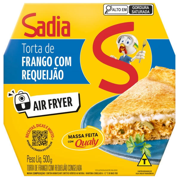 Torta Sadia Frango Catupiry 500g
