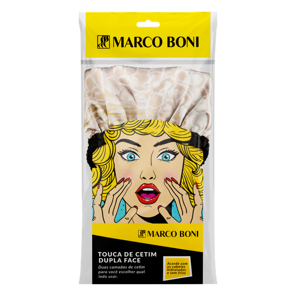 Touca Cetim Marco Boni Dupla Face
