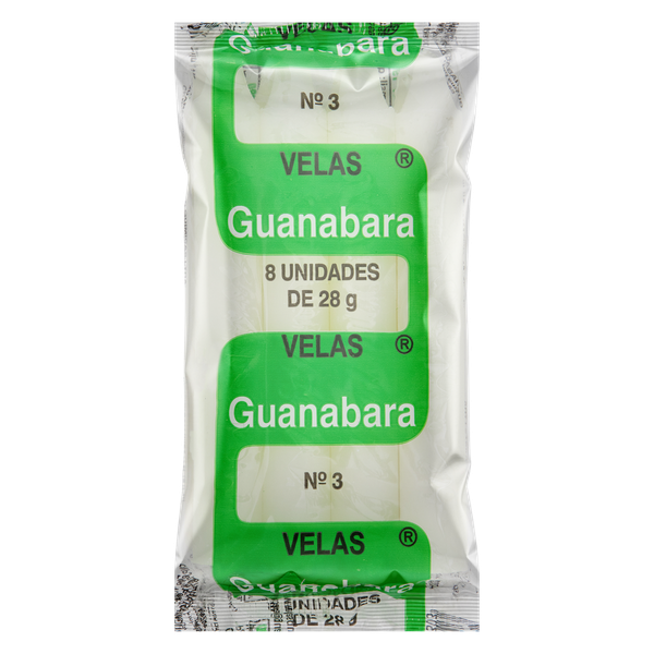 Vela Guanabara N3 28g 8 Unidades