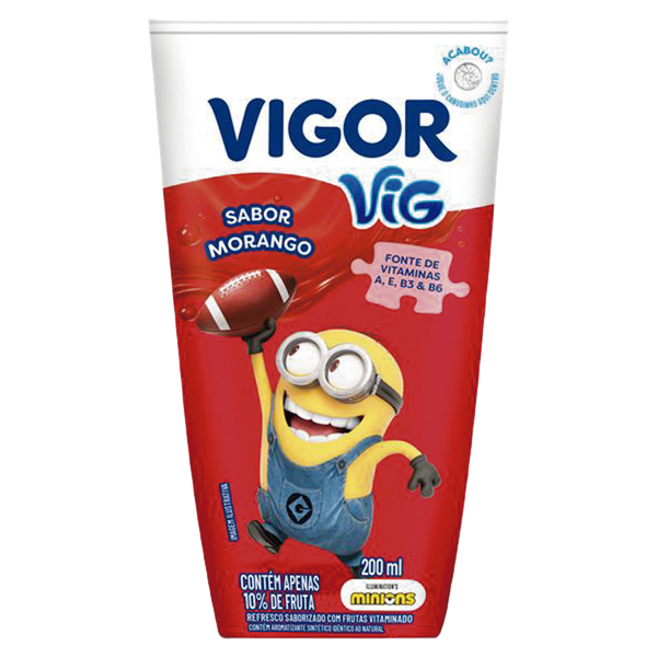 Bebida Láctea Vigor Turma Morango 200ml