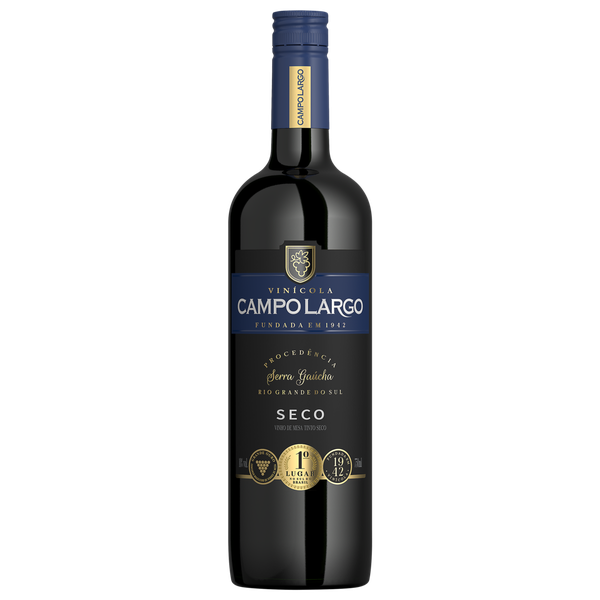 Vinho Brasileiro Campo Largo Tinto Seco 750ml