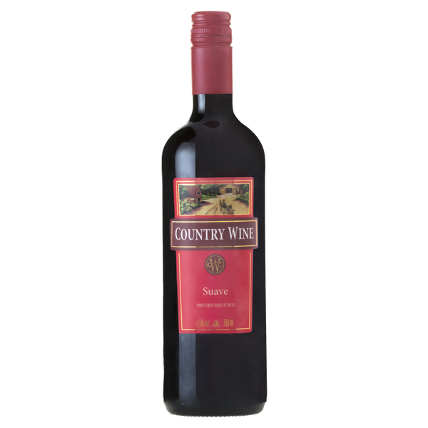 Vinho Brasileiro Country Wine Tinto Suave 750ml