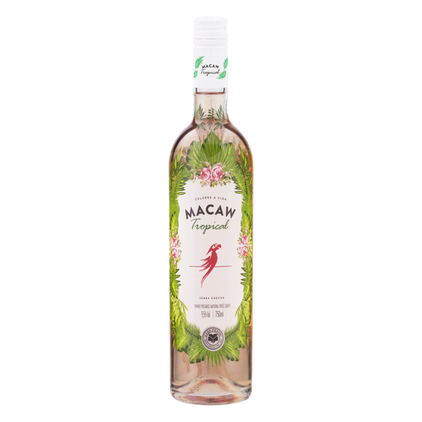 Vinho Brasileiro Frisante Macaw Rosé Demi Seco 750ml