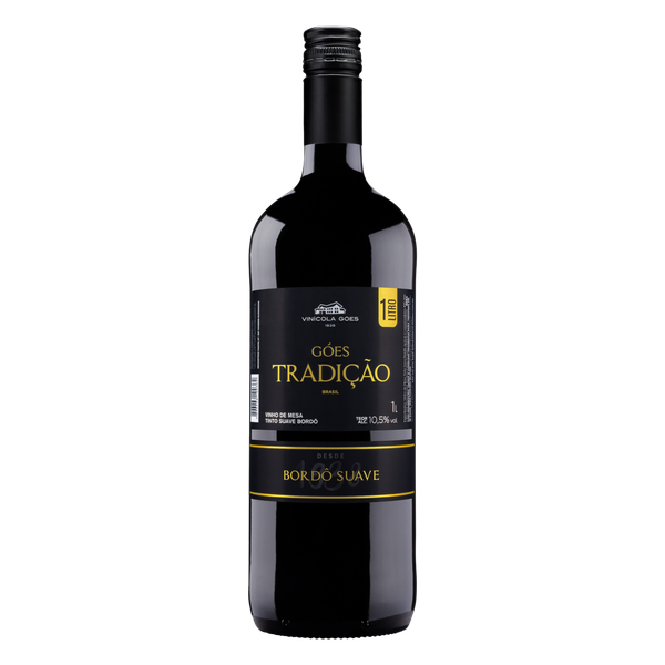 Vinho Brasileiro Góes Tradicional Tinto Suave 1L