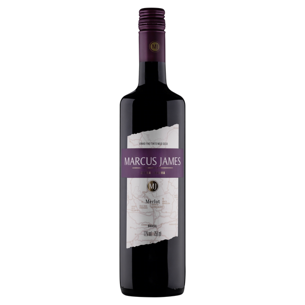 Vinho Brasileiro Marcus James Tinto Merlot 750ml