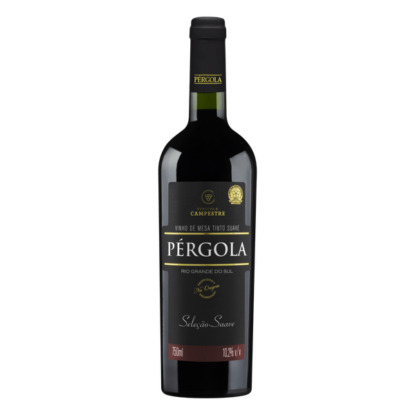 Vinho Brasileiro Pérgola Tinto Suave 750ml
