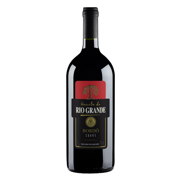Vinho Brasileiro Quinta Rio Grande Tinto Suave 1L