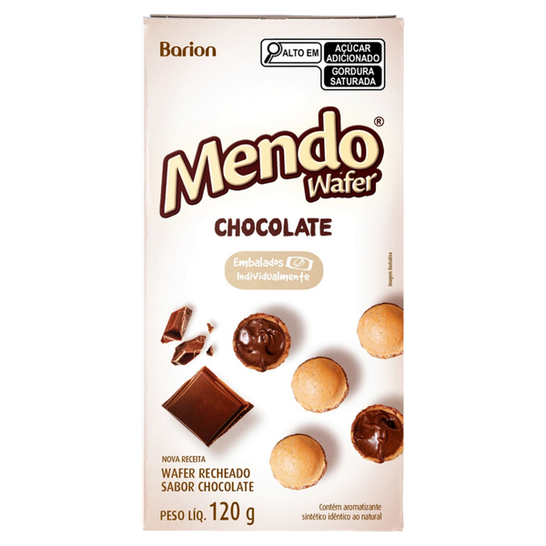 Wafer Barion Mendowaffer Avelã 120g